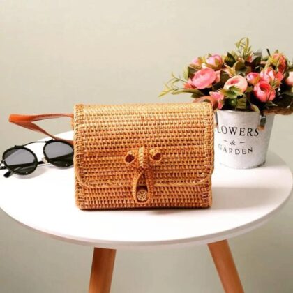 Rectangle Bow Handbags for Women